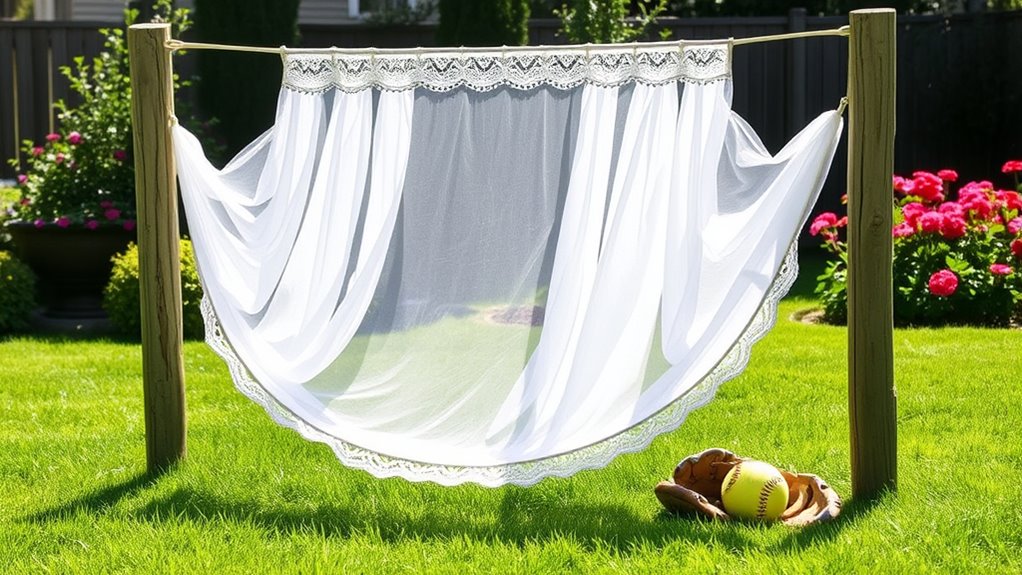 diy softball throwing net