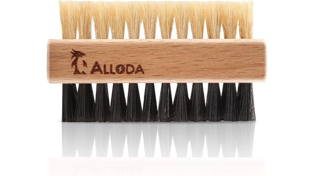 double sided shoe brush