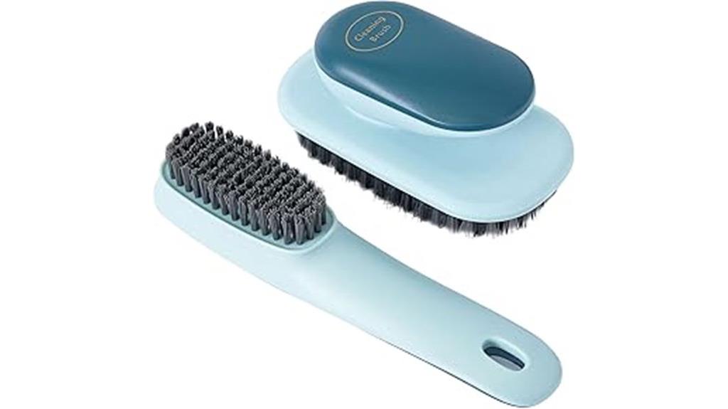 dual laundry brush set