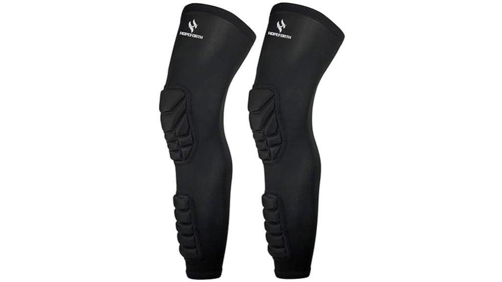 dual padded leg sleeves
