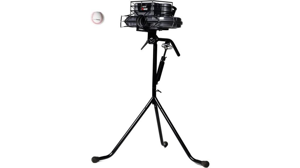 dual wheel baseball pitcher