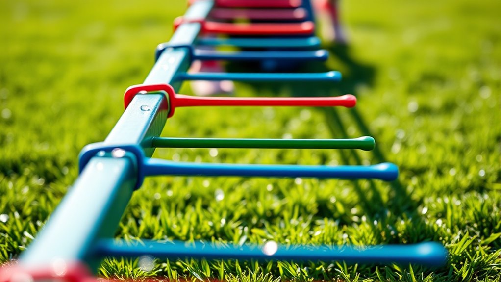 durable adjustable portable agility ladder