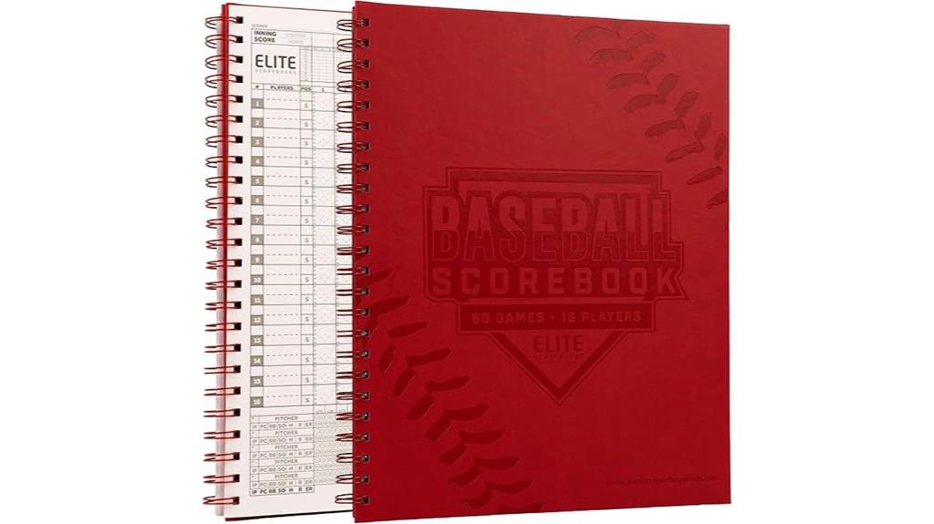 elite baseball softball scorebook