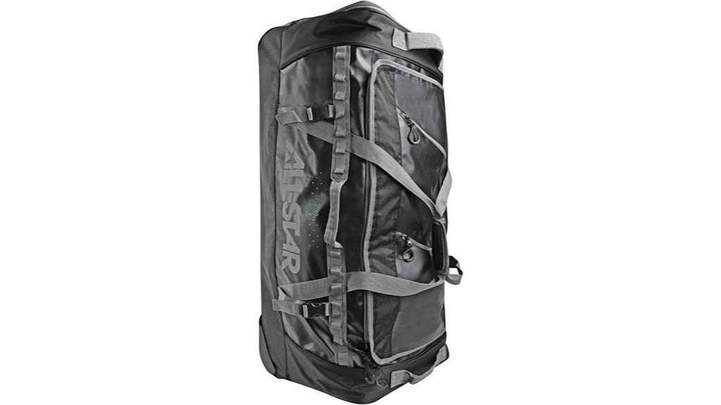 elite wheeled catchers bag