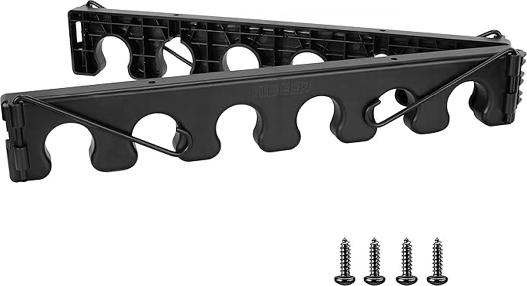 foldable bat storage rack