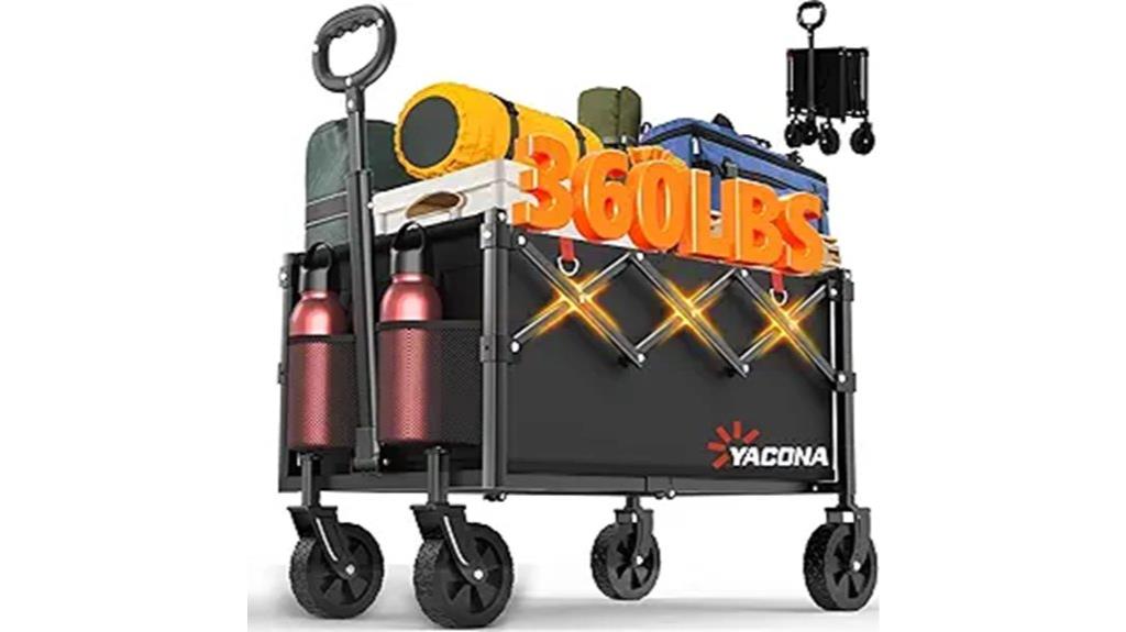 foldable utility shopping cart