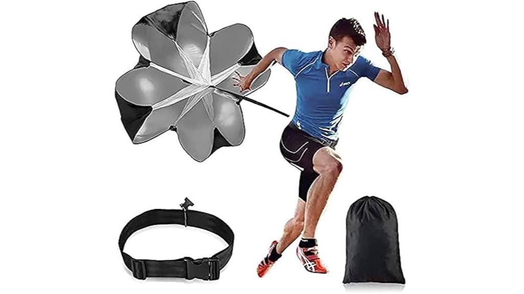 football parachute speed training