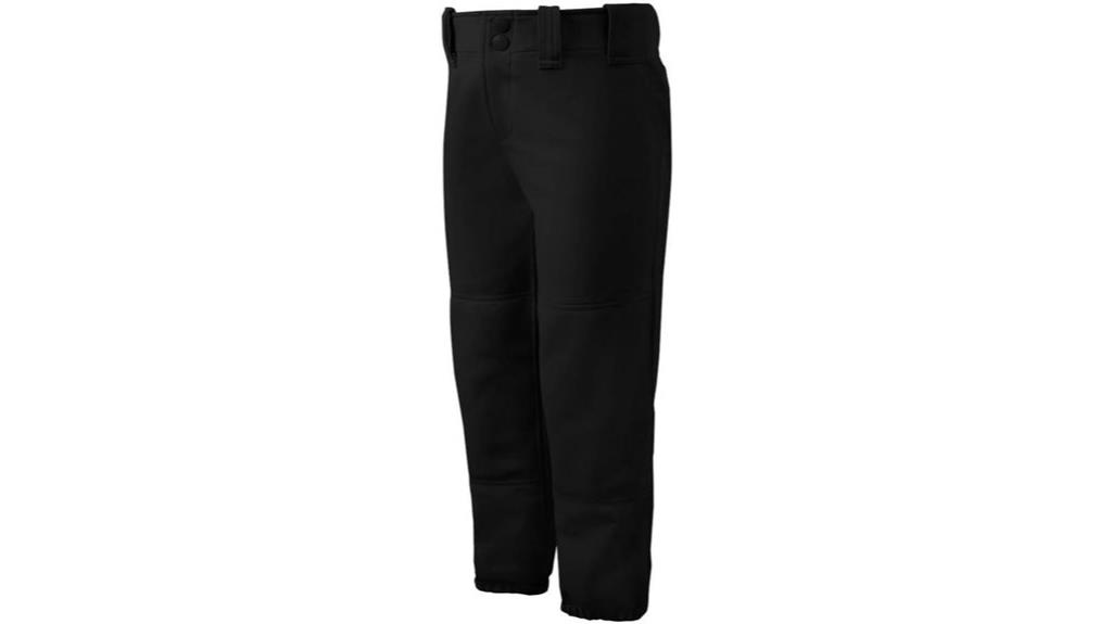 girls softball belted pants