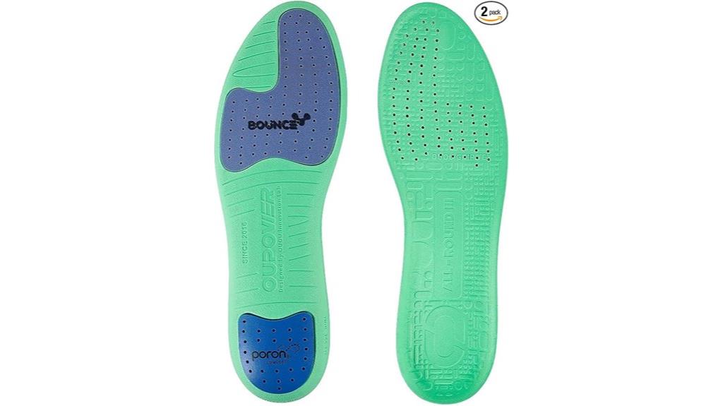 green tornado soccer insoles