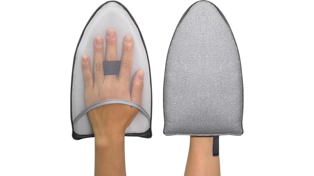 heat resistant garment steaming glove