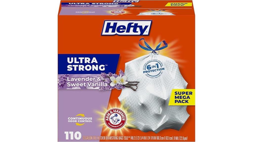 heavy duty 13 gallon trash bags