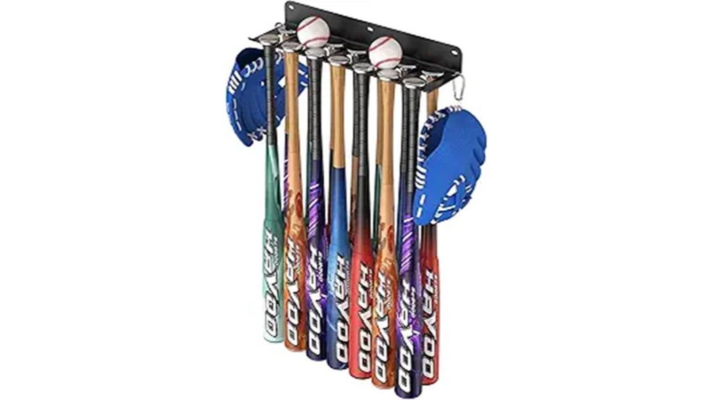 heavy duty metal bat rack