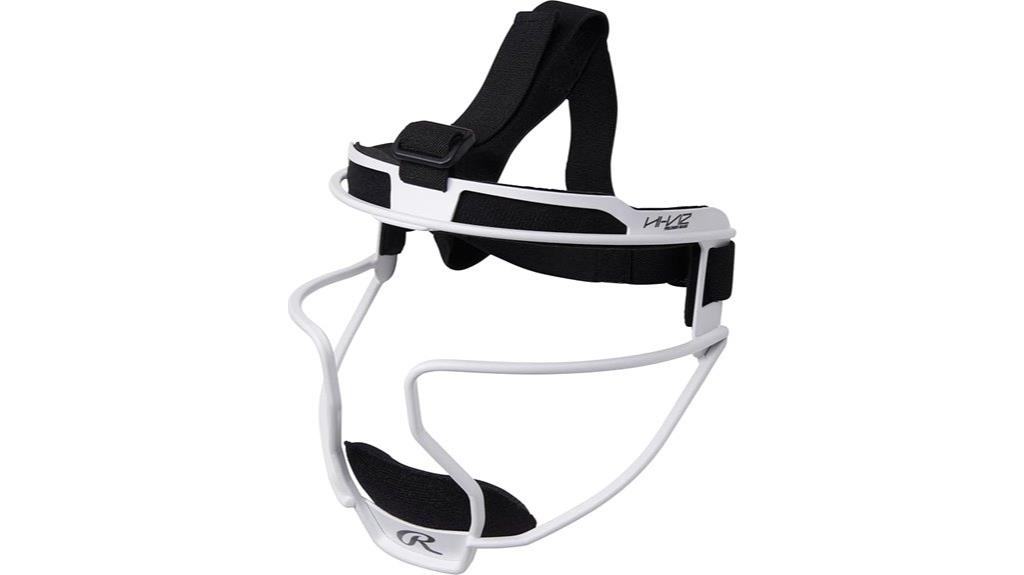 high visibility softball fielder mask