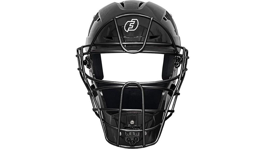 hockey mask with shock system