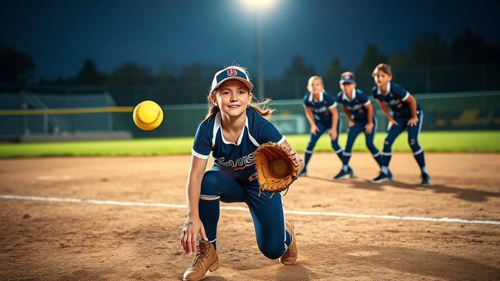 infield and outfield coordination