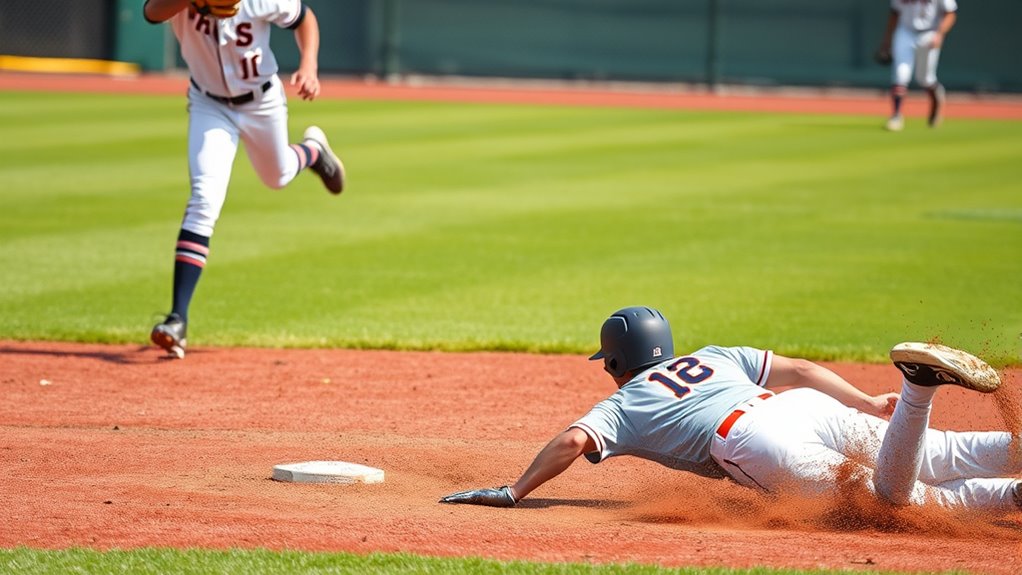 infield double play skills