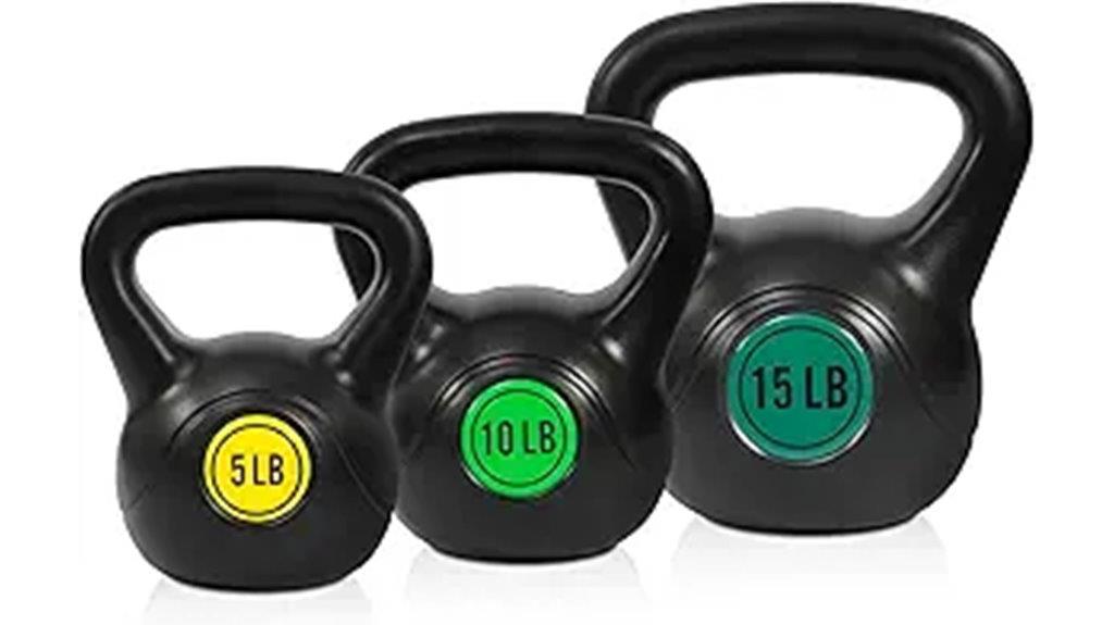 kettlebell fitness weight set