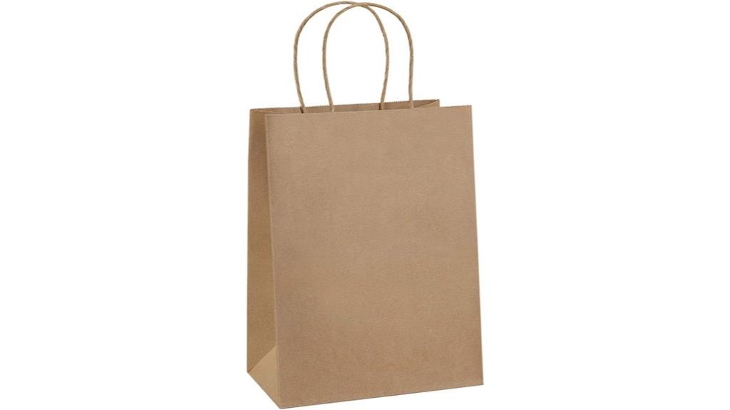 kraft gift bags pack