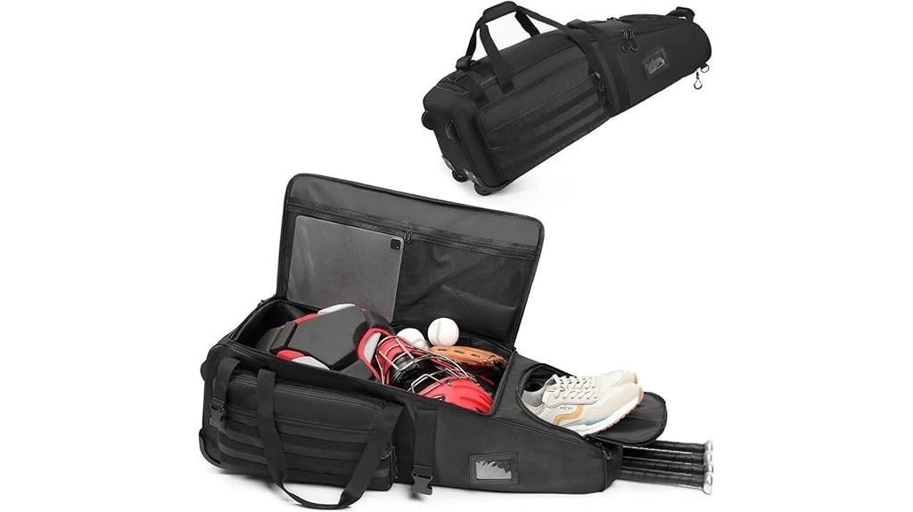 large capacity rolling catcher bag