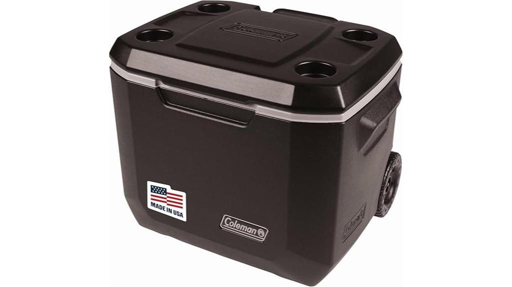 large capacity rolling cooler