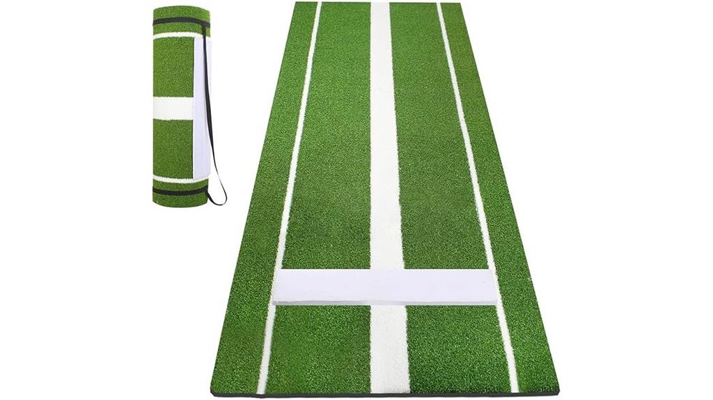 large softball practice mat