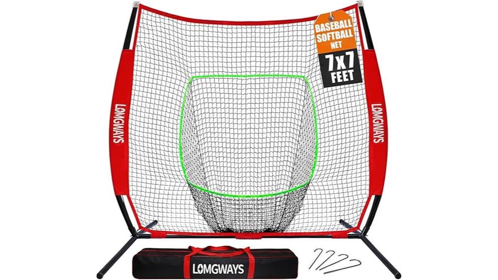 large steel frame net