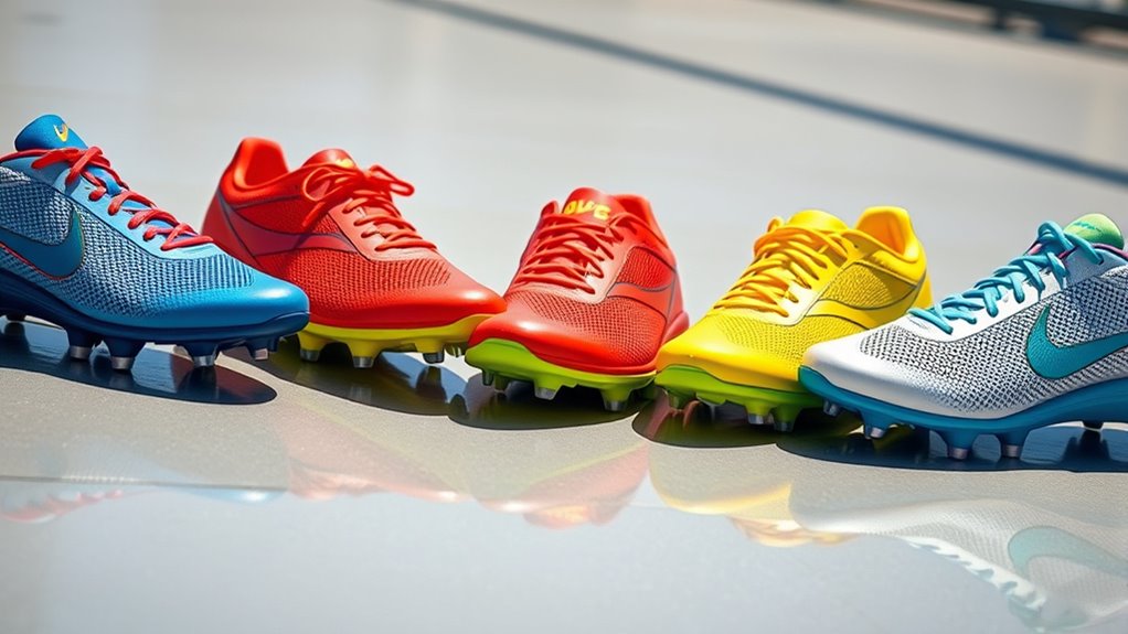 lightweight softball cleats