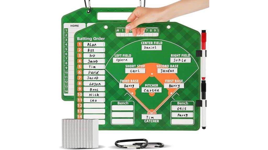 magnetic baseball lineup board