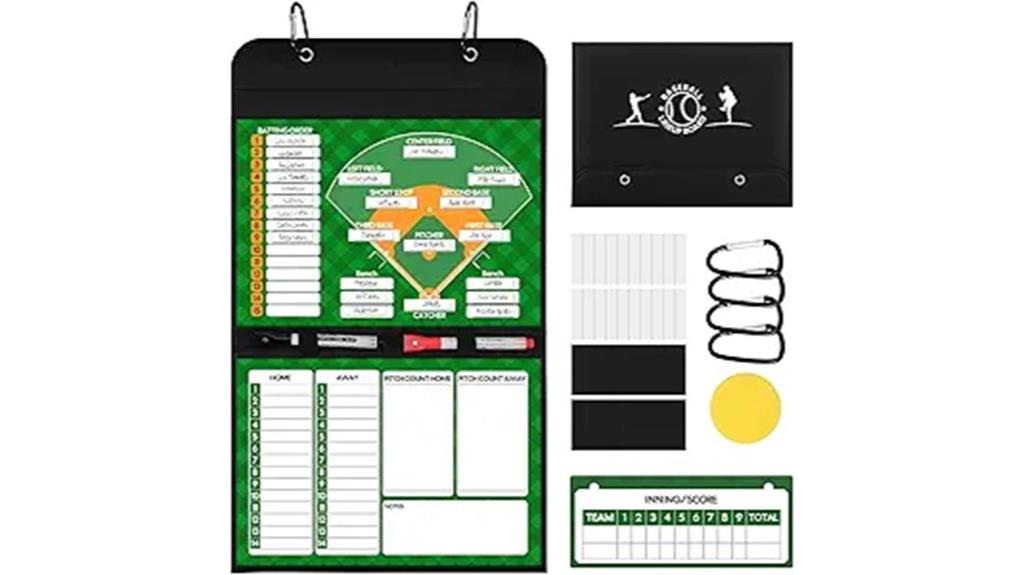 magnetic baseball lineup board