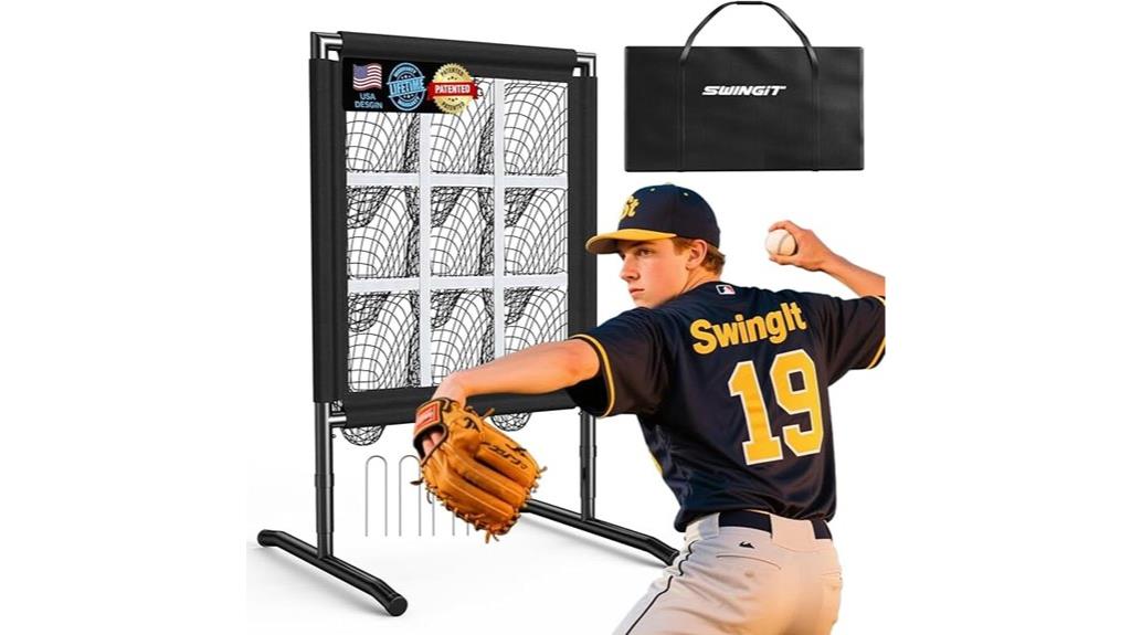 nine hole pitching practice net