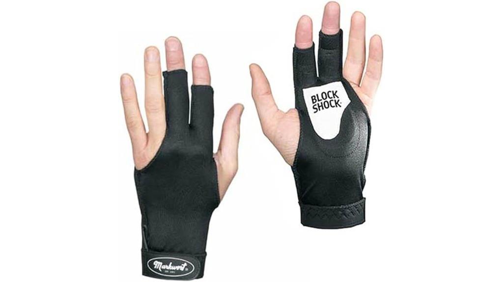 padded baseball glove protection