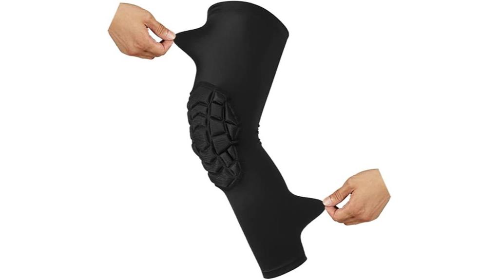 pair of knee compression sleeves