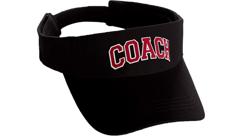 personalized sports visor hat