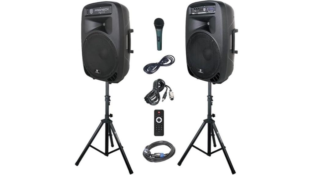 portable 15 inch pa system