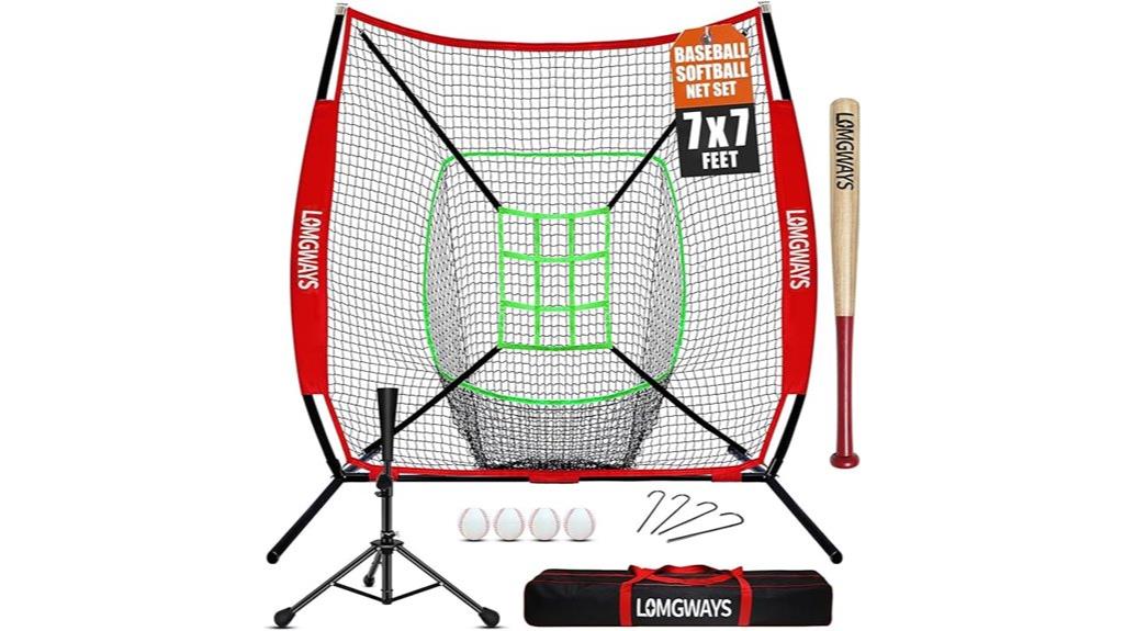 portable 7x7 baseball net
