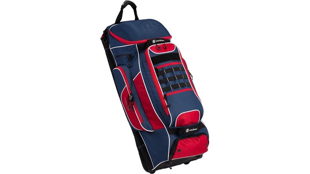 portable baseball equipment organizer