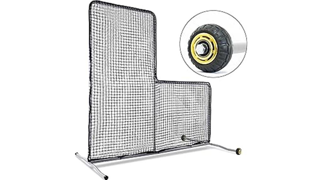portable baseball pitching screen