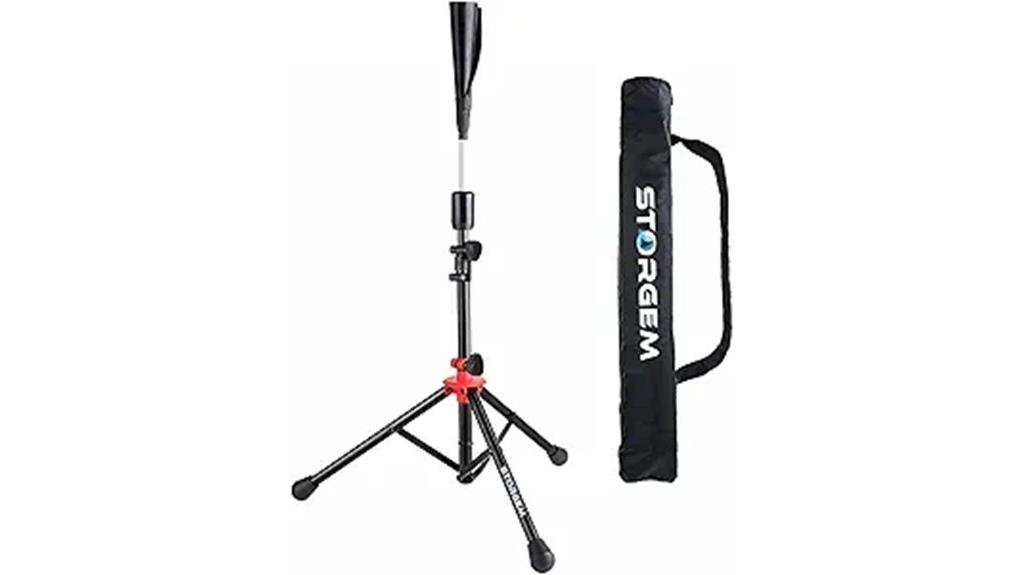 portable batting tee set