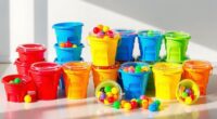 portable collapsible ball buckets