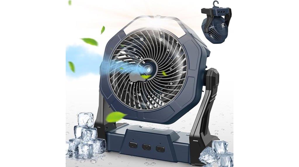portable outdoor misting fan