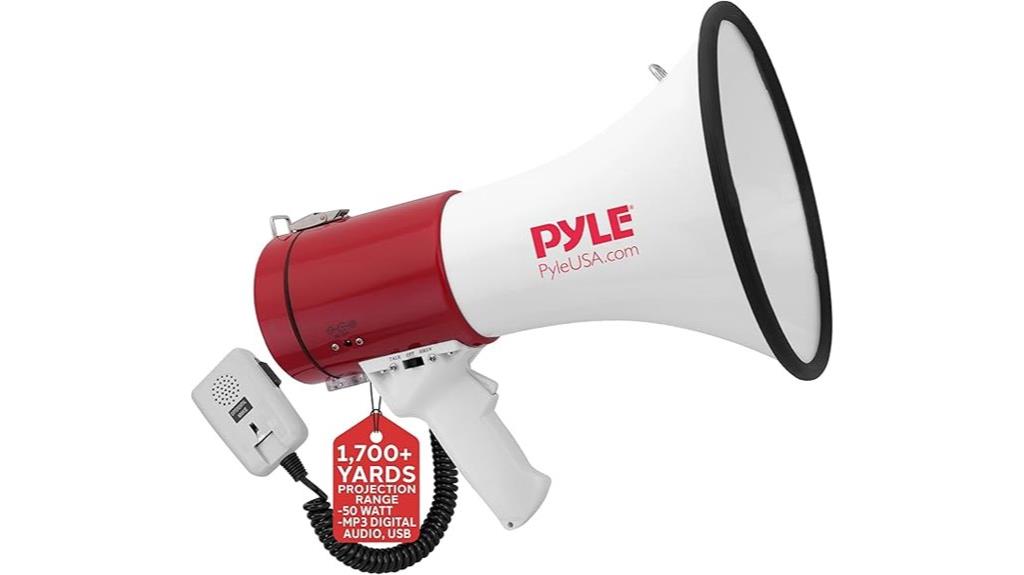 portable pa with siren