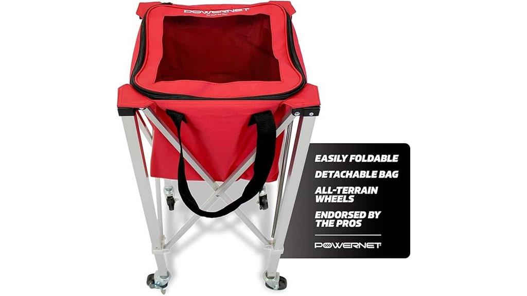 portable sports ball cart