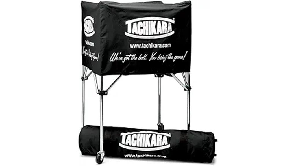 portable tennis ball cart