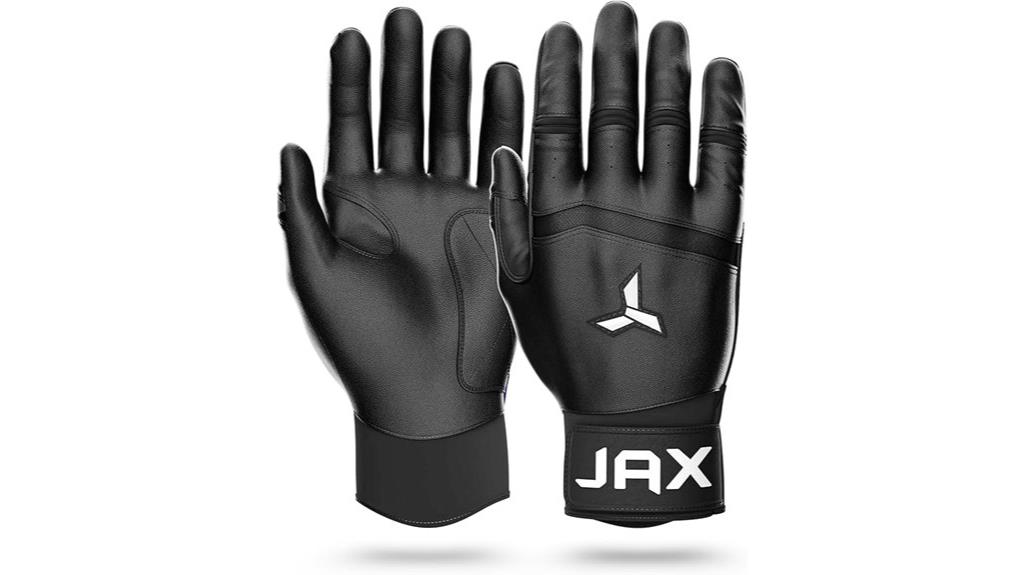 premium leather batting gloves