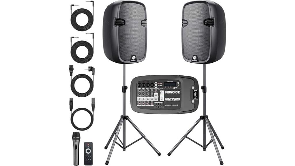 professional 600w pa bundle