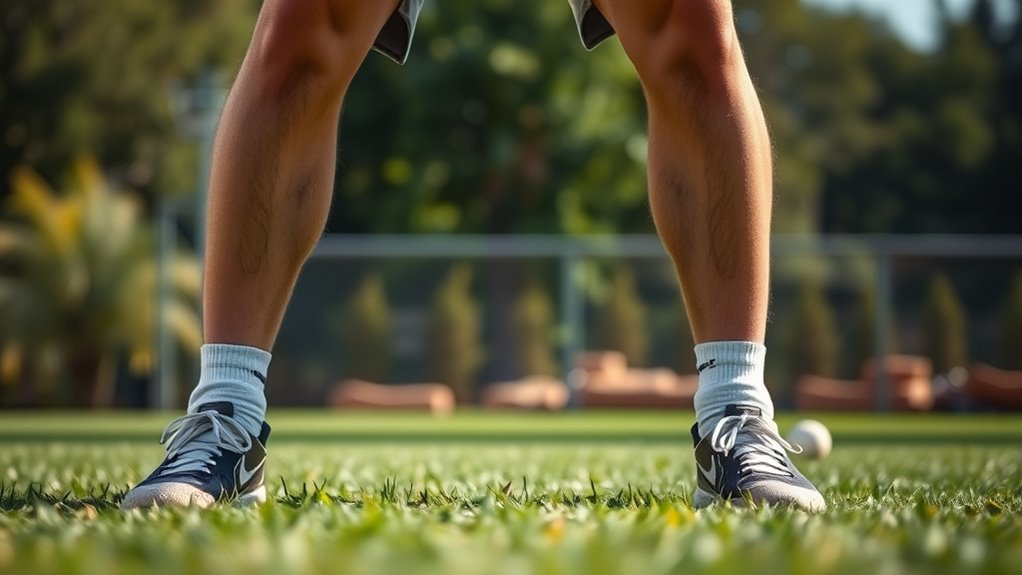 proper balanced athletic stance