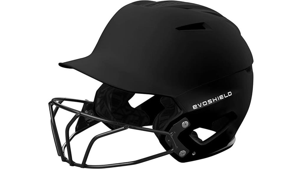 protective baseball helmet with facemask