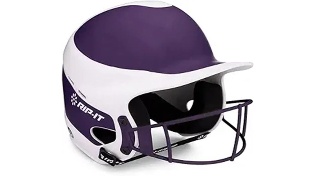 protective softball batting helmet