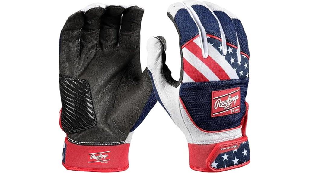 rawlings softball batting gloves