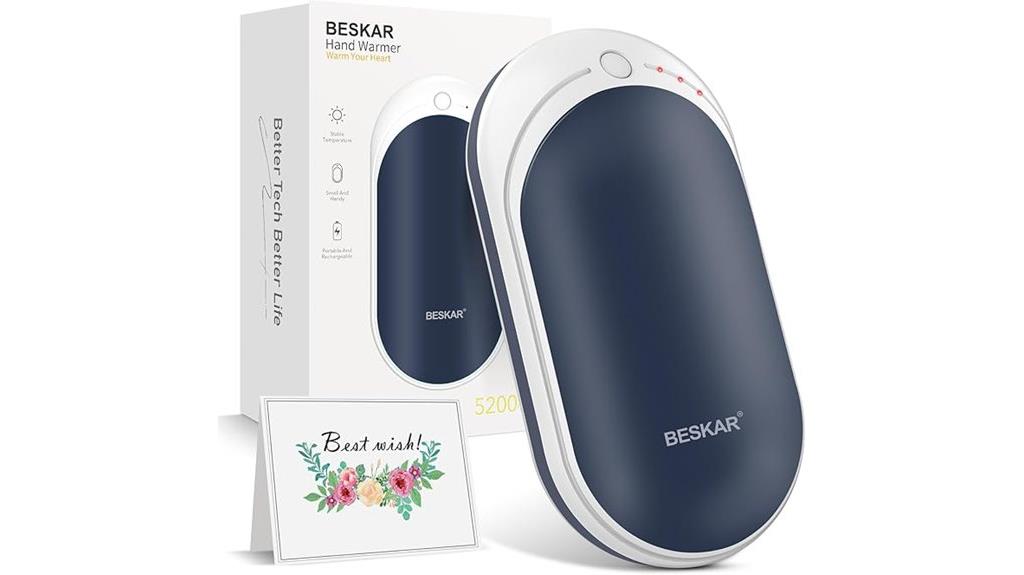 rechargeable hand warmer with power